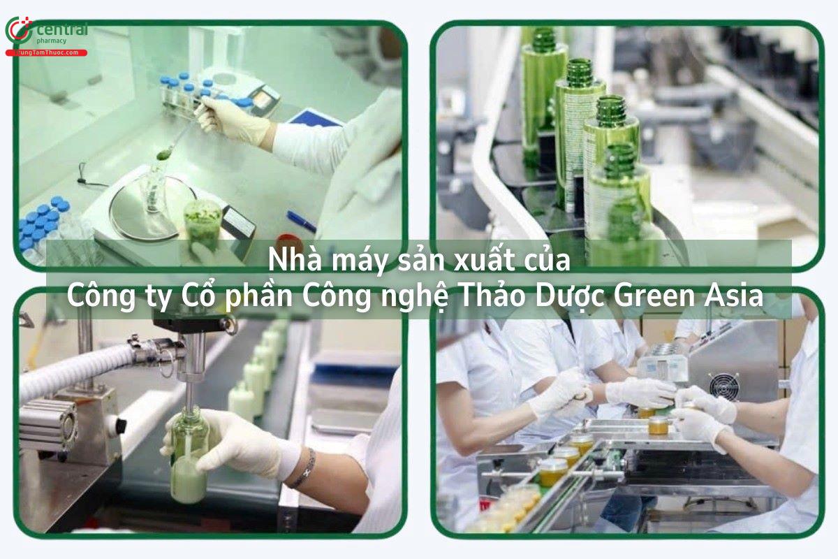 Công ty Cổ phần Công nghệ Thảo Dược Green Asia sở hữu nhà máy sản xuất hiện đại