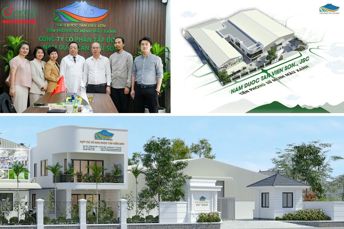 Công ty Cổ Phần Tập Đoàn Nam Dược Tản Viên Sơn có trụ sở và nhà máy ở Ba Vì