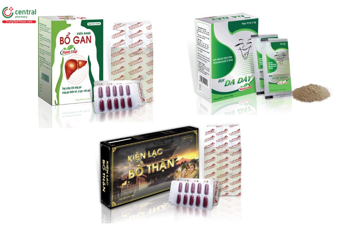Các sản phẩm nổi bật của Dược phẩm Hạnh Thái 