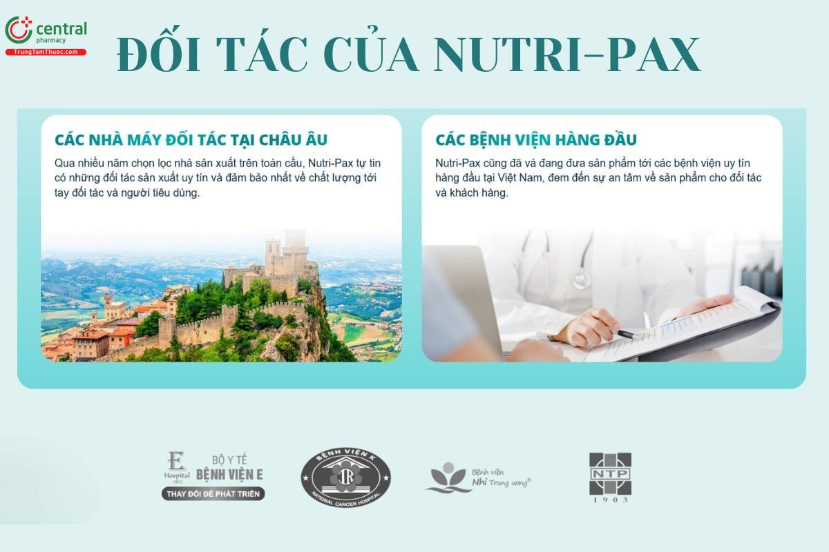 Đối tác của Công ty TNHH nhà máy sản phẩm sinh học Nutri-Pax