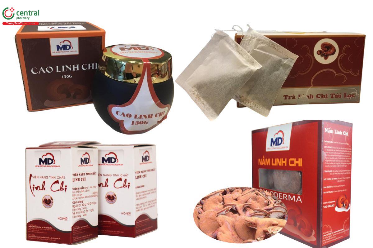 Các sản phẩm của Công ty TNHH SX TM và DV Linh Chi Minh Dũng