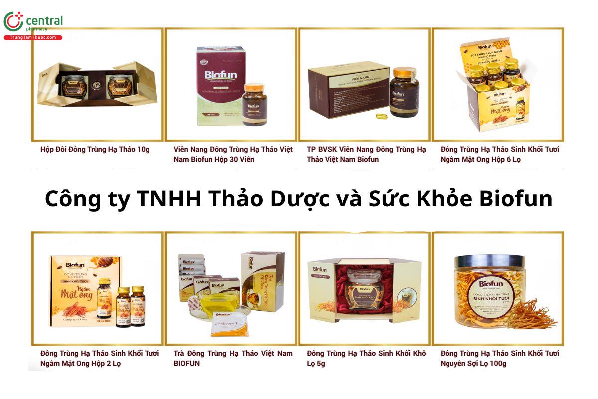 Các sản phẩm của Công ty TNHH Thảo Dược và Sức Khỏe Biofun được quan tâm nhất