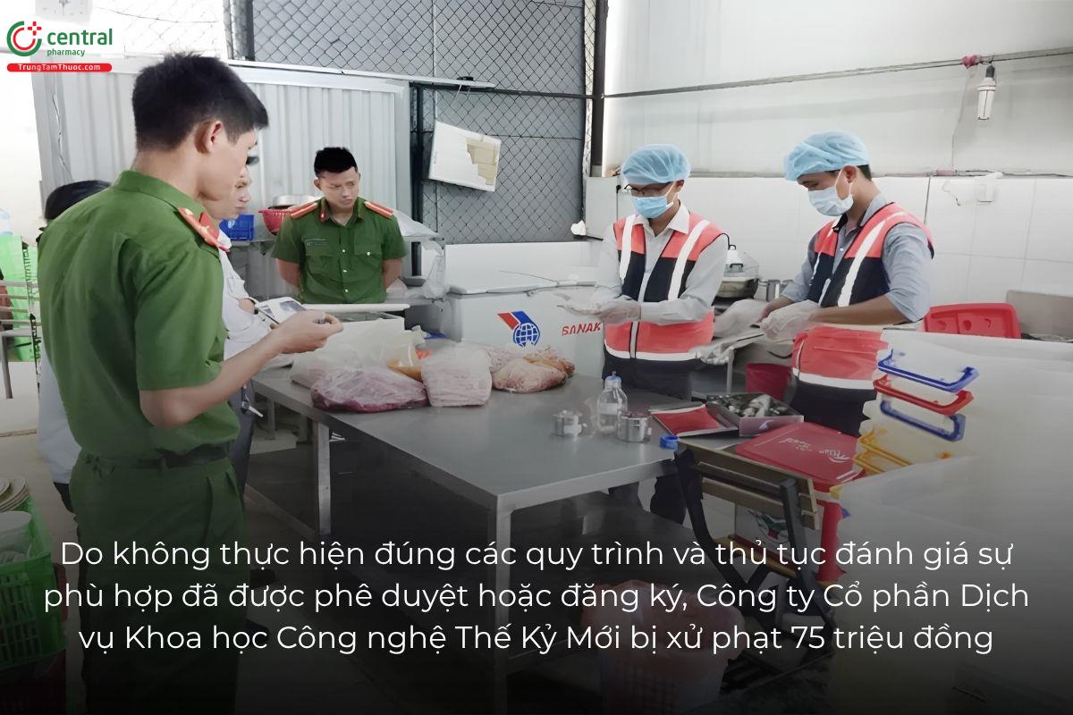 Do không thực hiện đúng các quy trình và thủ tục đánh giá sự phù hợp đã được phê duyệt hoặc đăng ký, Công ty Cổ phần Dịch vụ Khoa học Công nghệ Thế Kỷ Mới bị xử phạt 75 triệu đồng