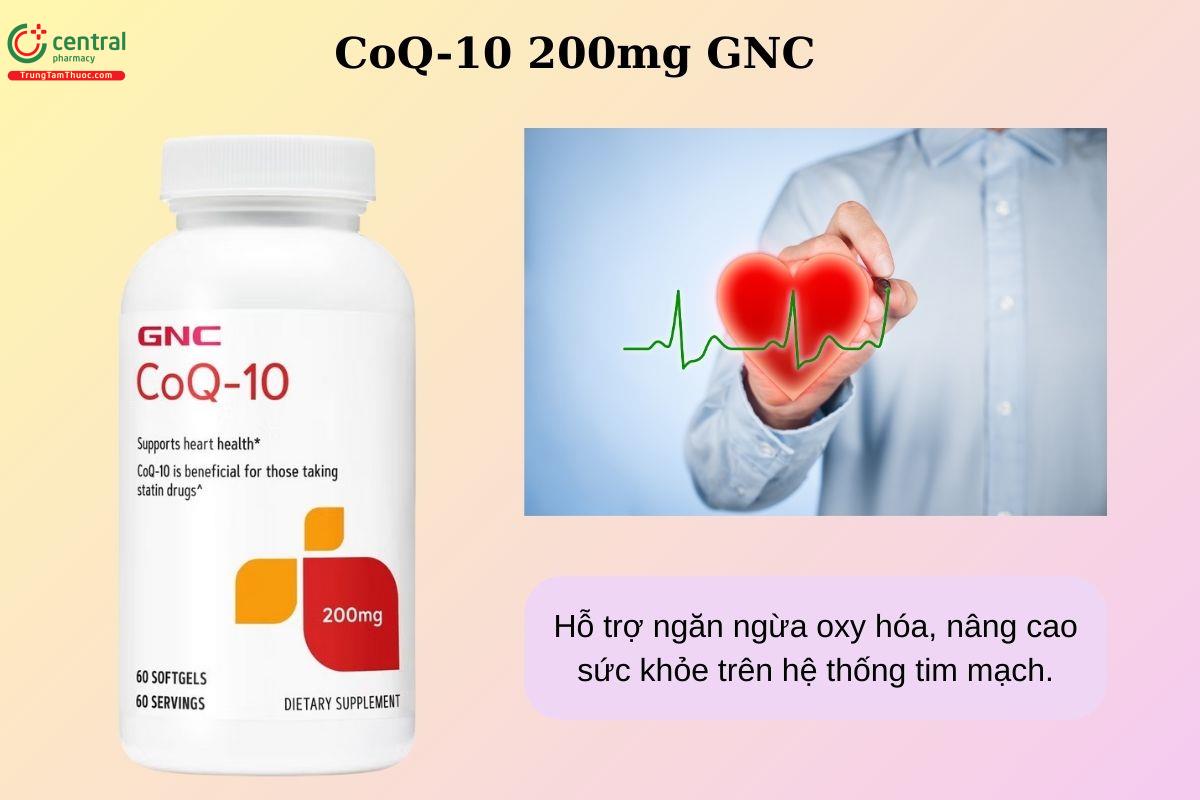 Công dụng của CoQ-10 200mg GNC