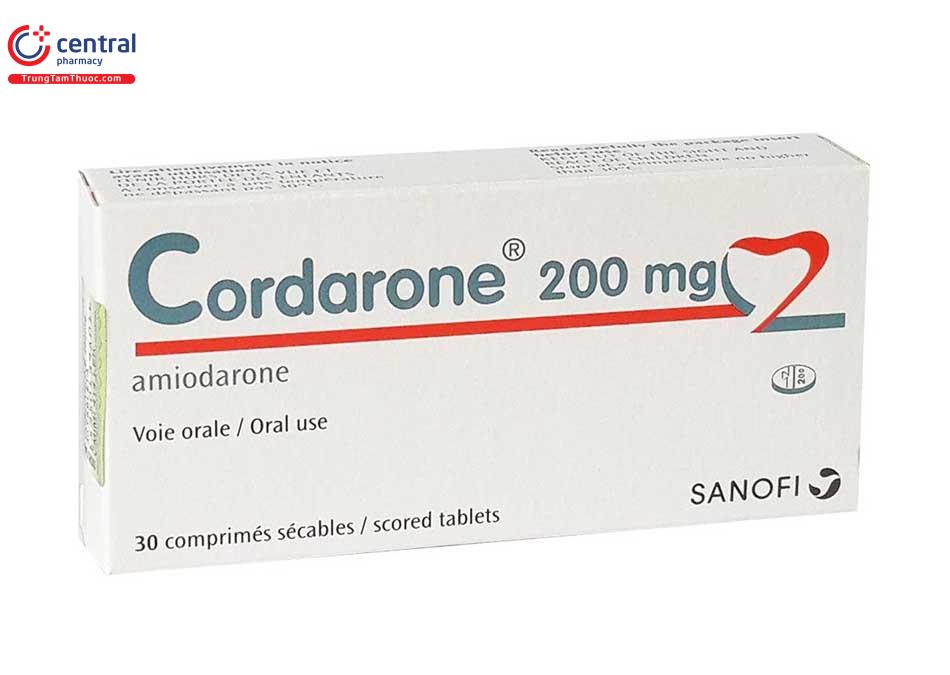 Thuốc Cordaron điều trị đau thắt ngực