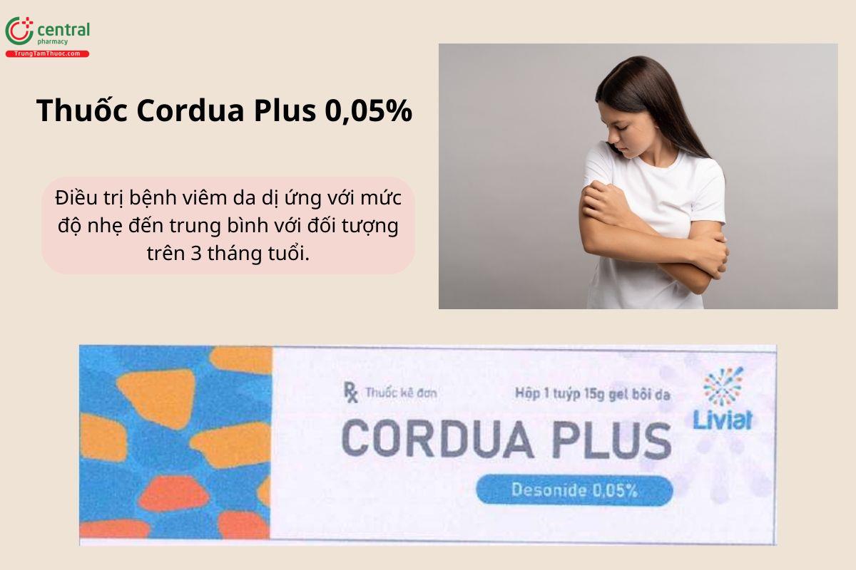 Chỉ định của thuốc Cordua Plus 0,05%