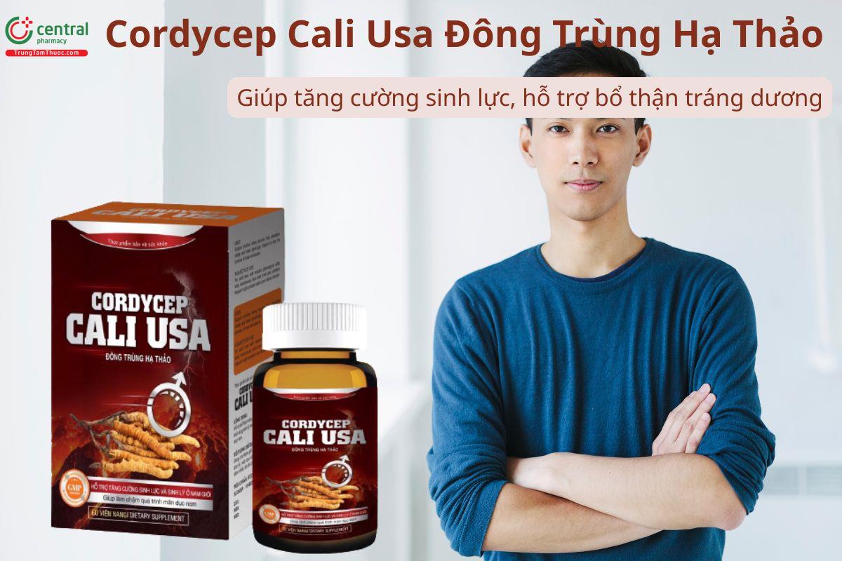 Cordycep Cali Usa Đông Trùng Hạ Thảo giúp tăng cường sinh lực