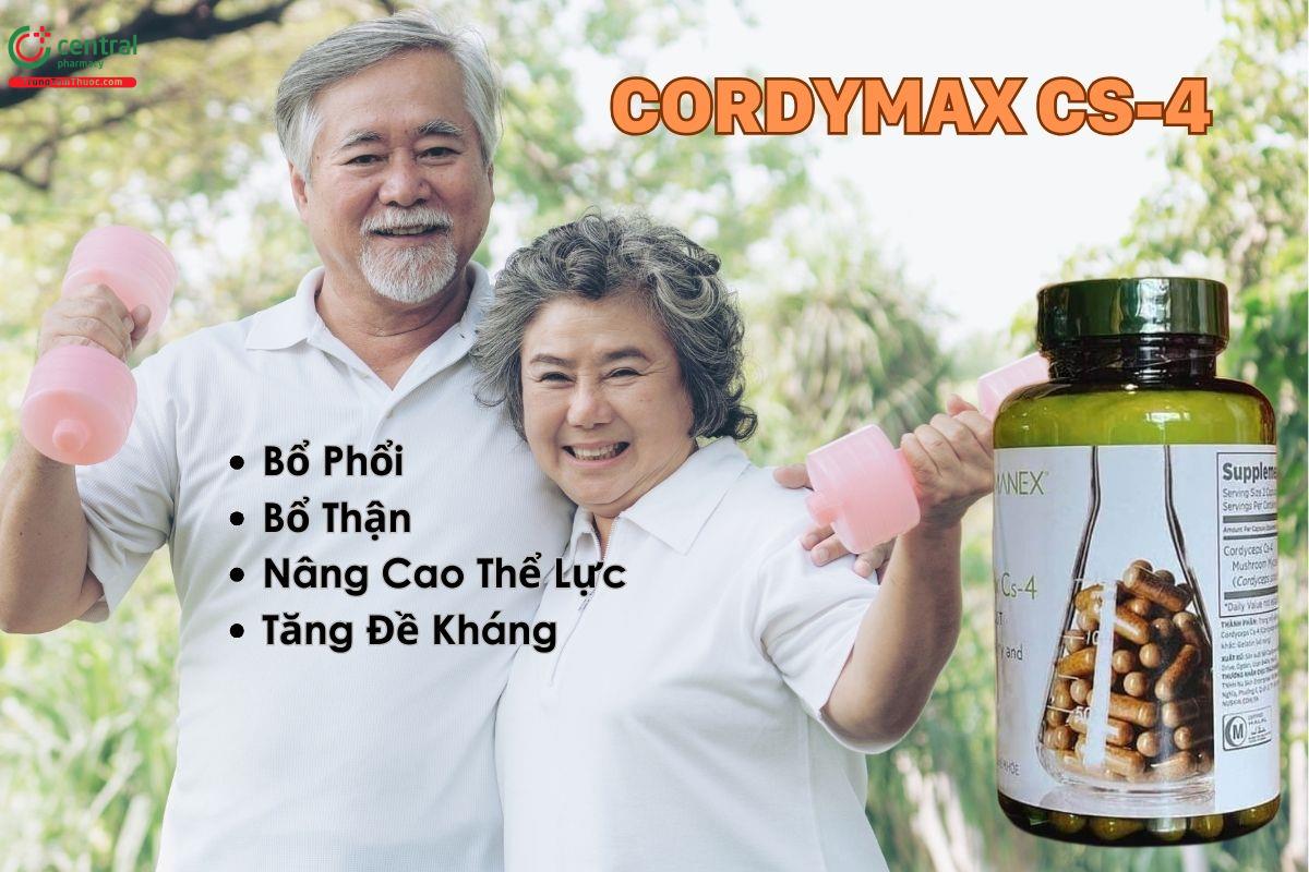 Viên uống CordyMax Cs-4 tăng cường sức khỏe, bồi bổ cơ thể