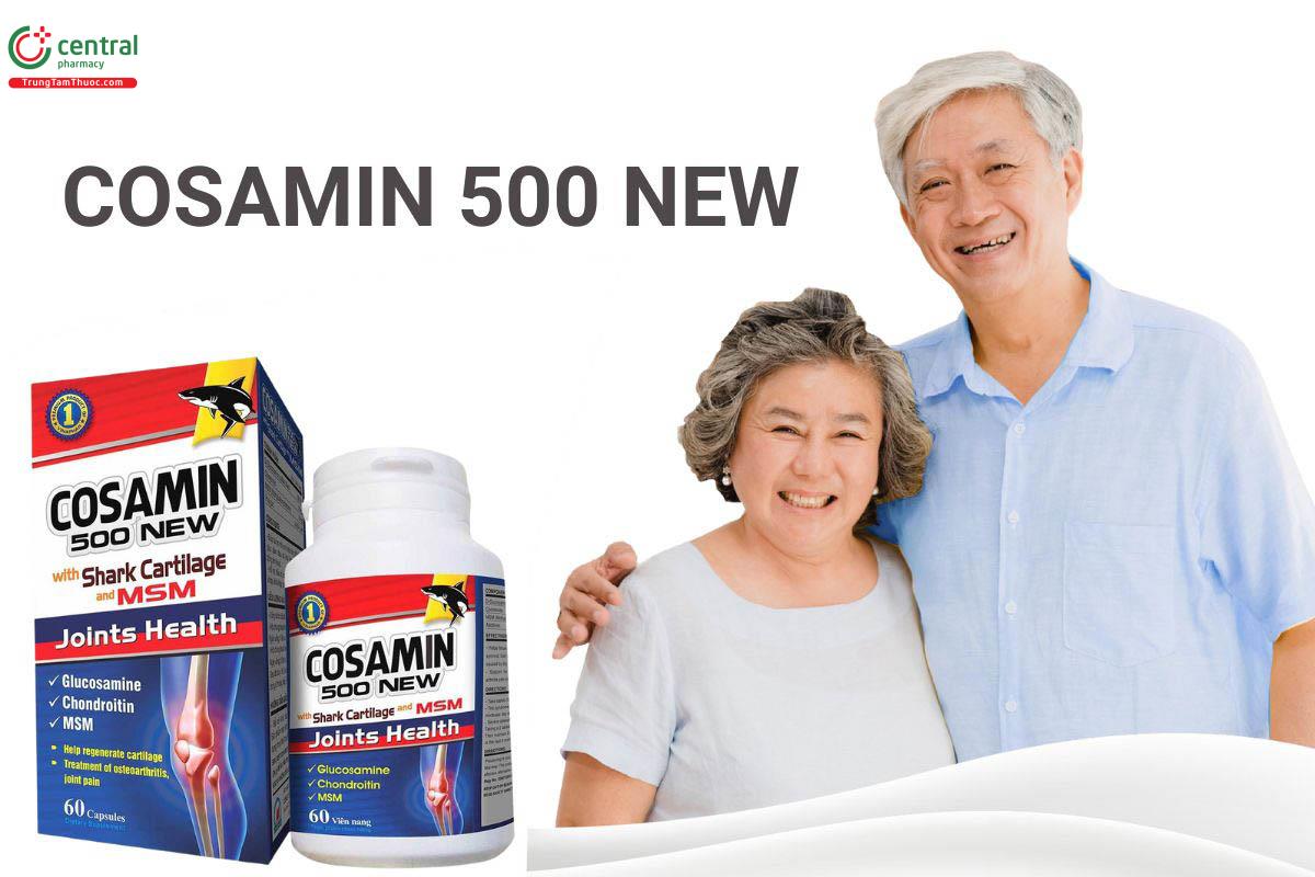 Cosamin 500 New giúp khớp vận động linh hoạt