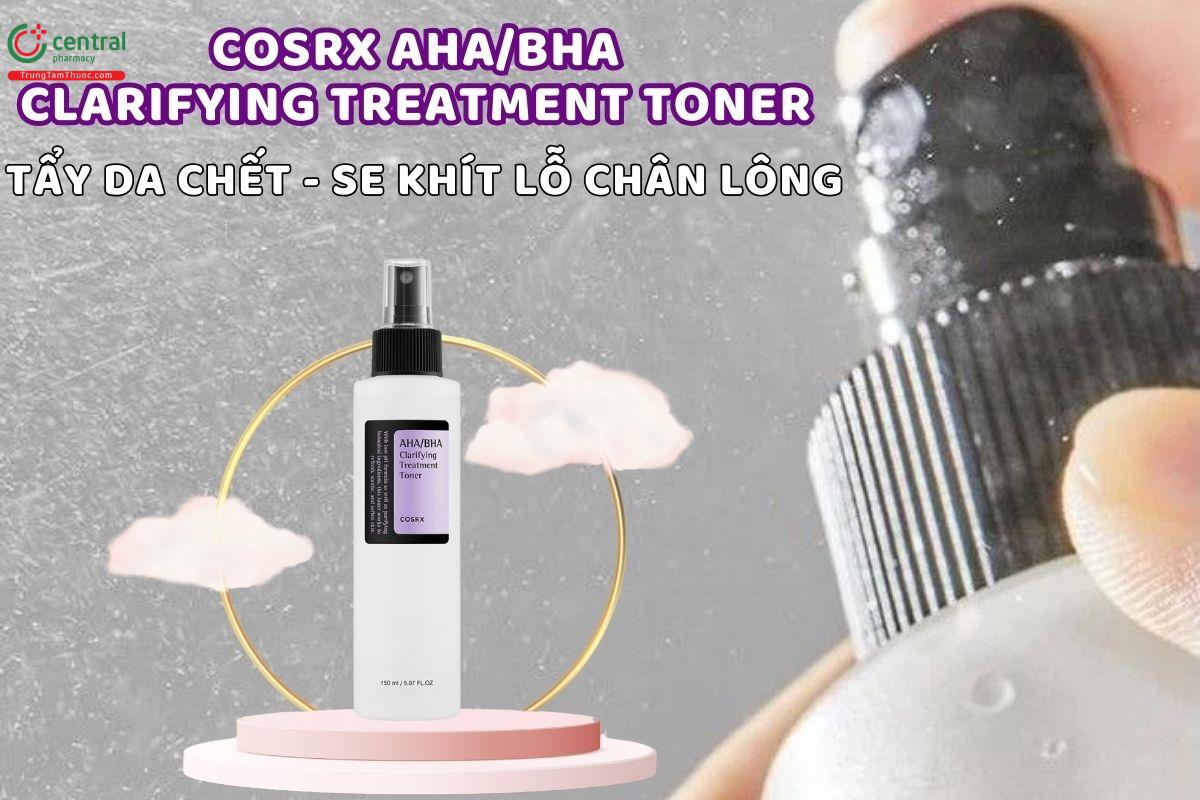 Cosrx AHA/BHA Clarifying Treatment Toner 150ml  Tẩy da chết dịu nhẹ, giảm mụn