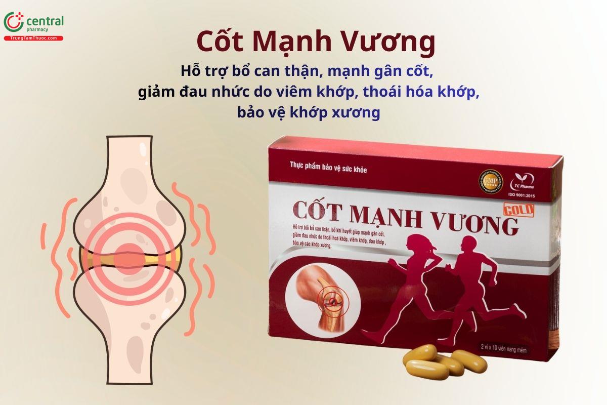 Cốt Mạnh Vương - Mạnh gân cốt, giảm đau nhức khớp xương