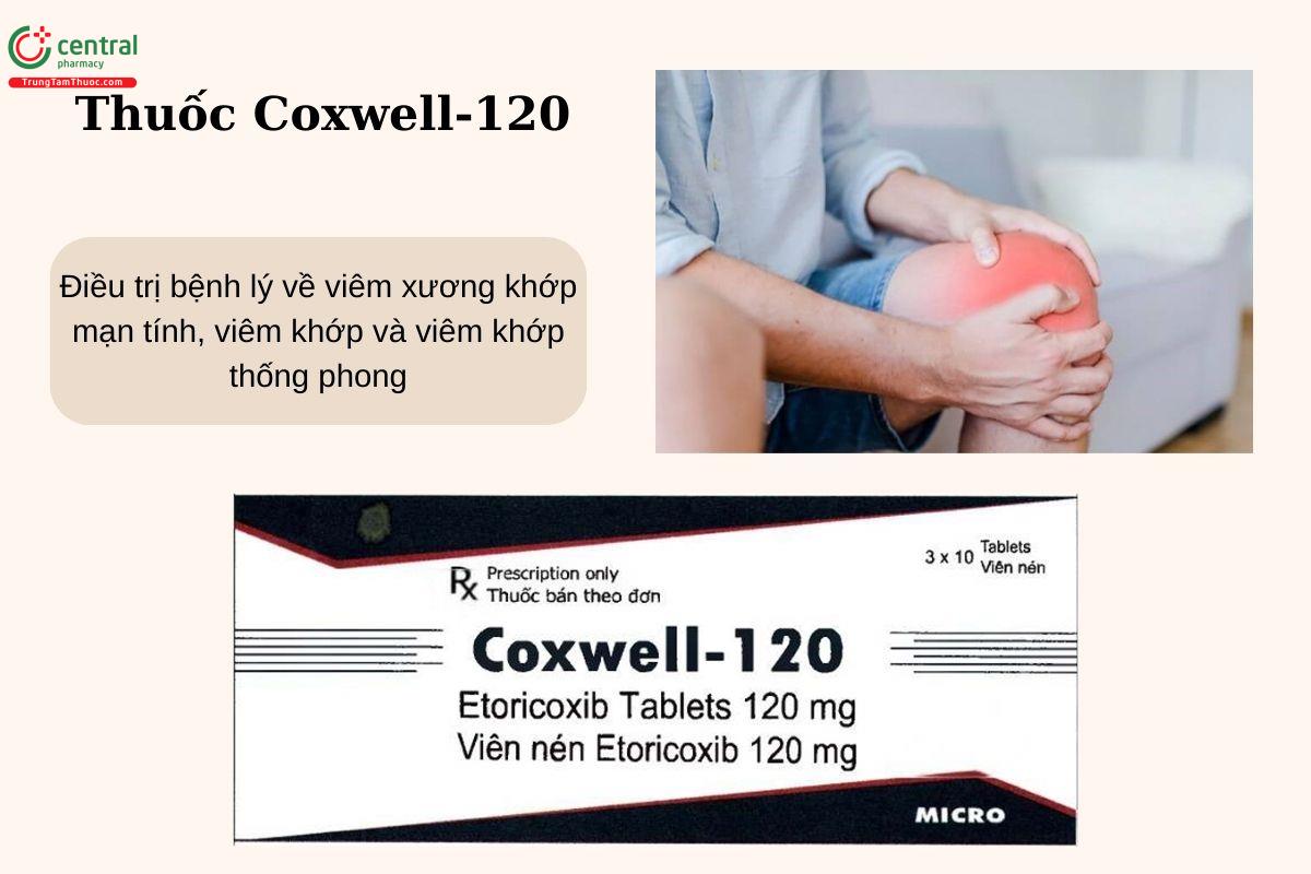 Chỉ định của thuốc Coxwell-120