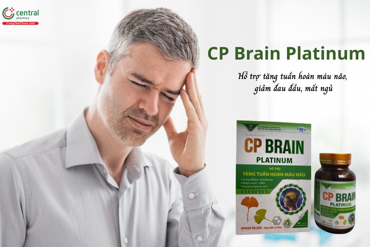 CP Brain Platinum - Tăng cường tuần hoàn máu não, giảm đau đầu, chóng mặt