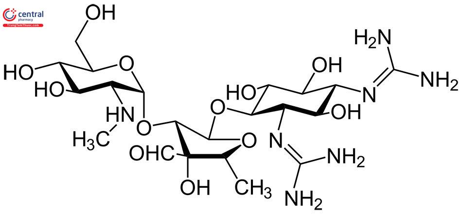 Cấu trúc hoá học của kháng sinh Streptomycin