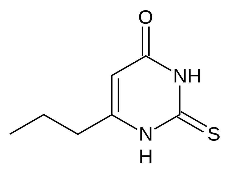 Cấu trúc hoá học của hormon PTU