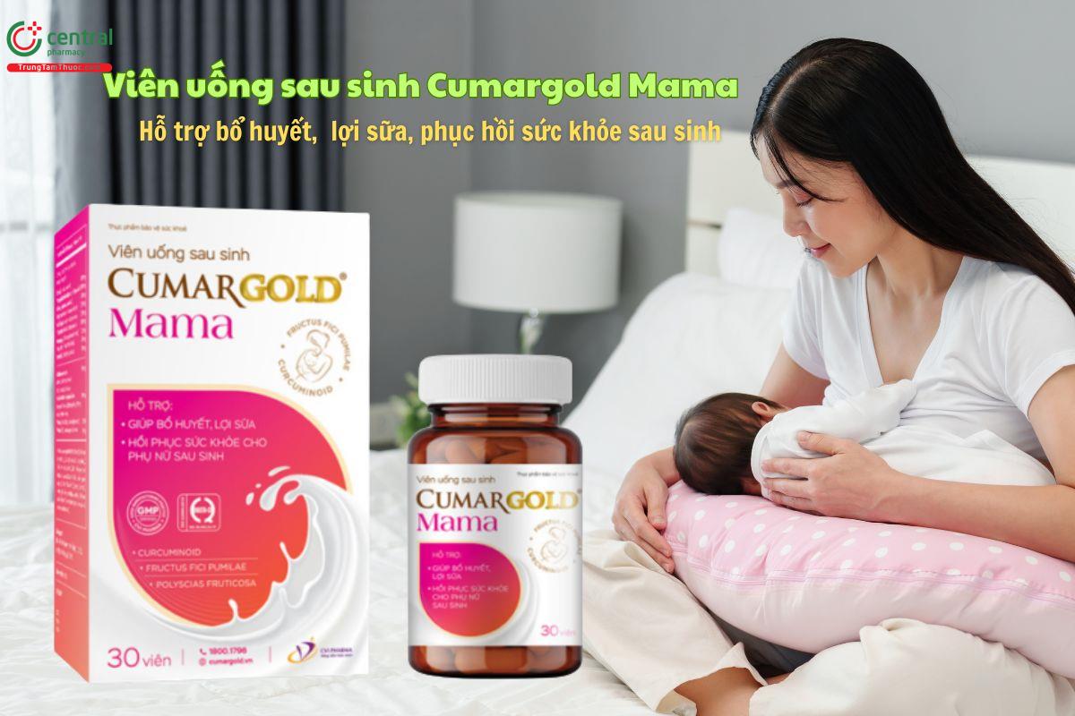 Viên Uống Sau Sinh Cumargold Mama - Giúp bổ huyết, lợi sữa