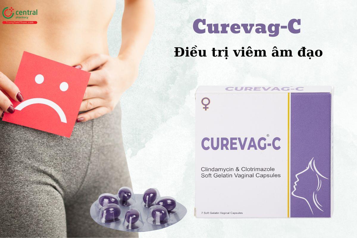 Thuốc Curevag-C 100mg/200mg - Thuốc điều trị viêm âm đạo