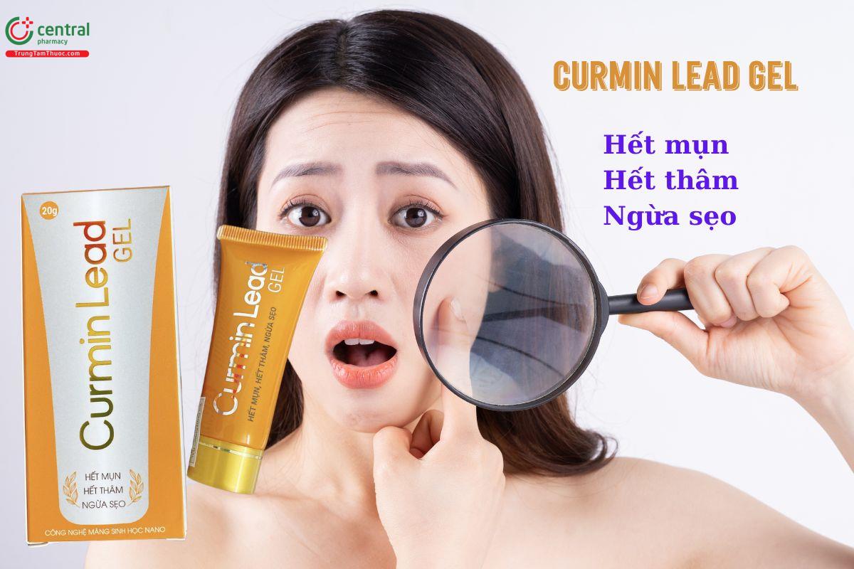 Curmin Lead Gel giúp hết mụn, hết thâm, ngăn ngừa sẹo