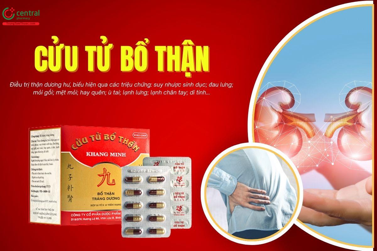 Thuốc Cửu Tử Bổ Thận Khang Minh bổ thận, tráng dương, giảm mệt mỏi