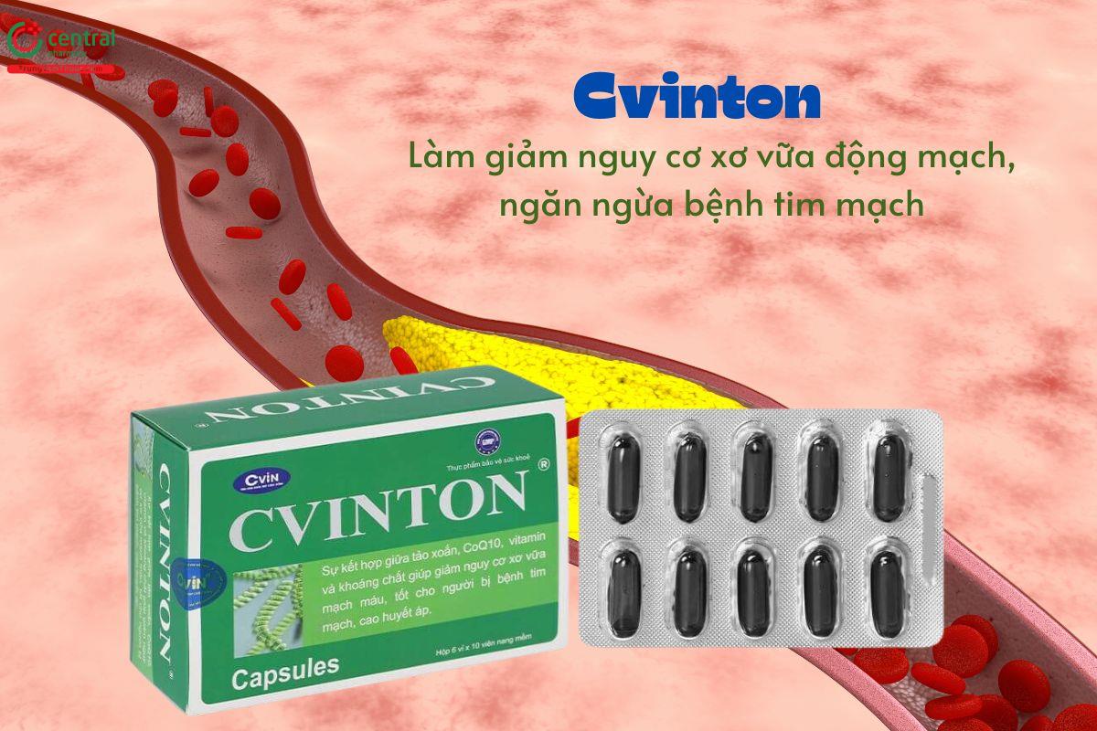 Cvinton ngăn ngừa xơ vữa động mạch, bảo vệ tim mạch