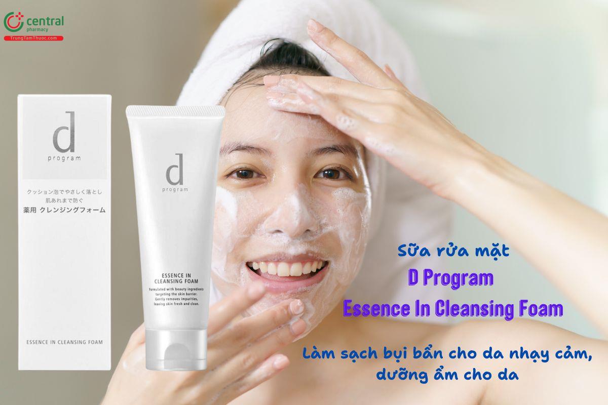 Sữa rửa mặt D Program Essence In Cleansing Foam cho da nhạy cảm