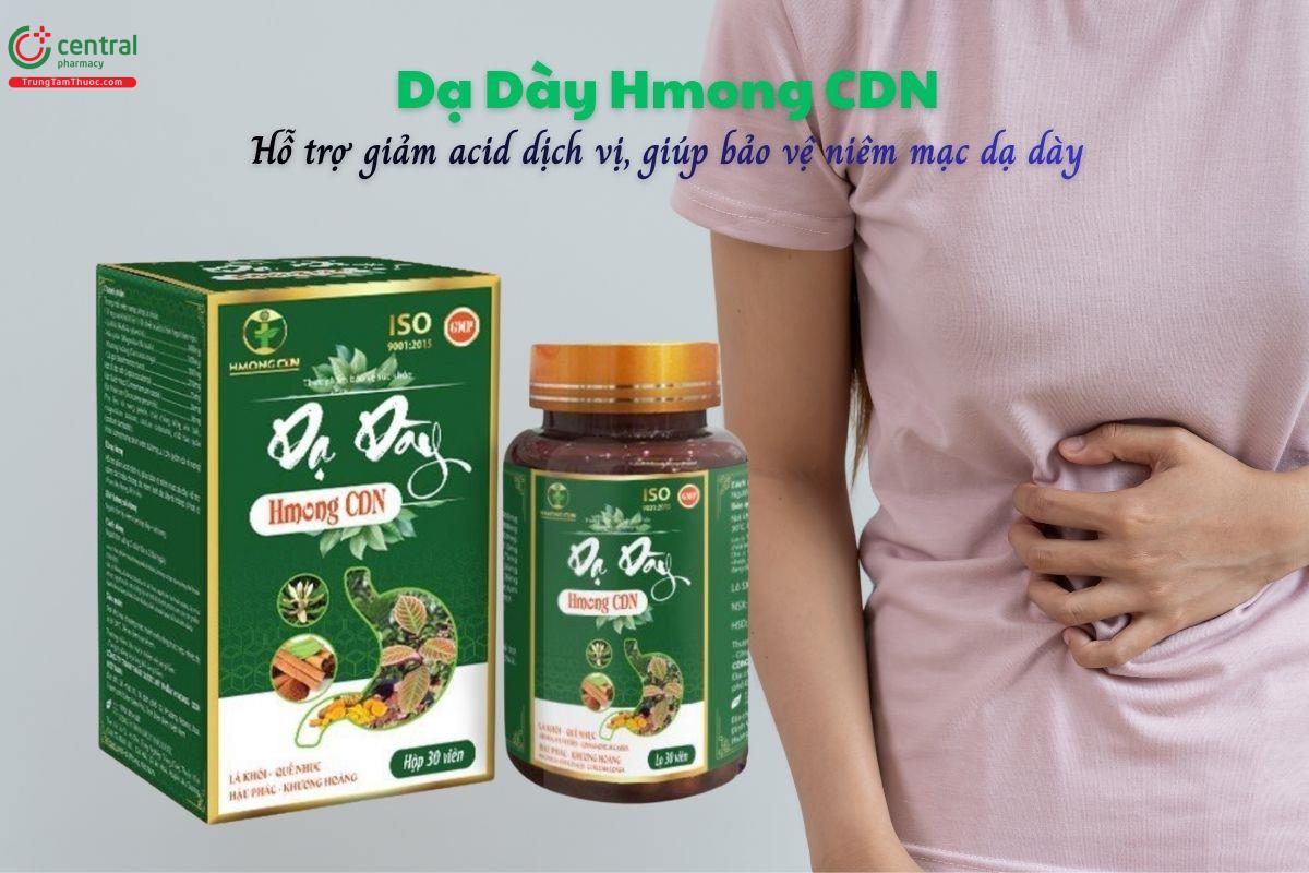 Dạ Dày Hmong CDN giảm triệu chứng của viêm loét dạ dày, tá tràng