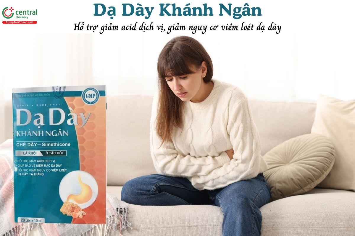 Dạ Dày Khánh Ngân - Hỗ trợ giảm acid dịch vị, giảm ợ hơi, đau thượng vị