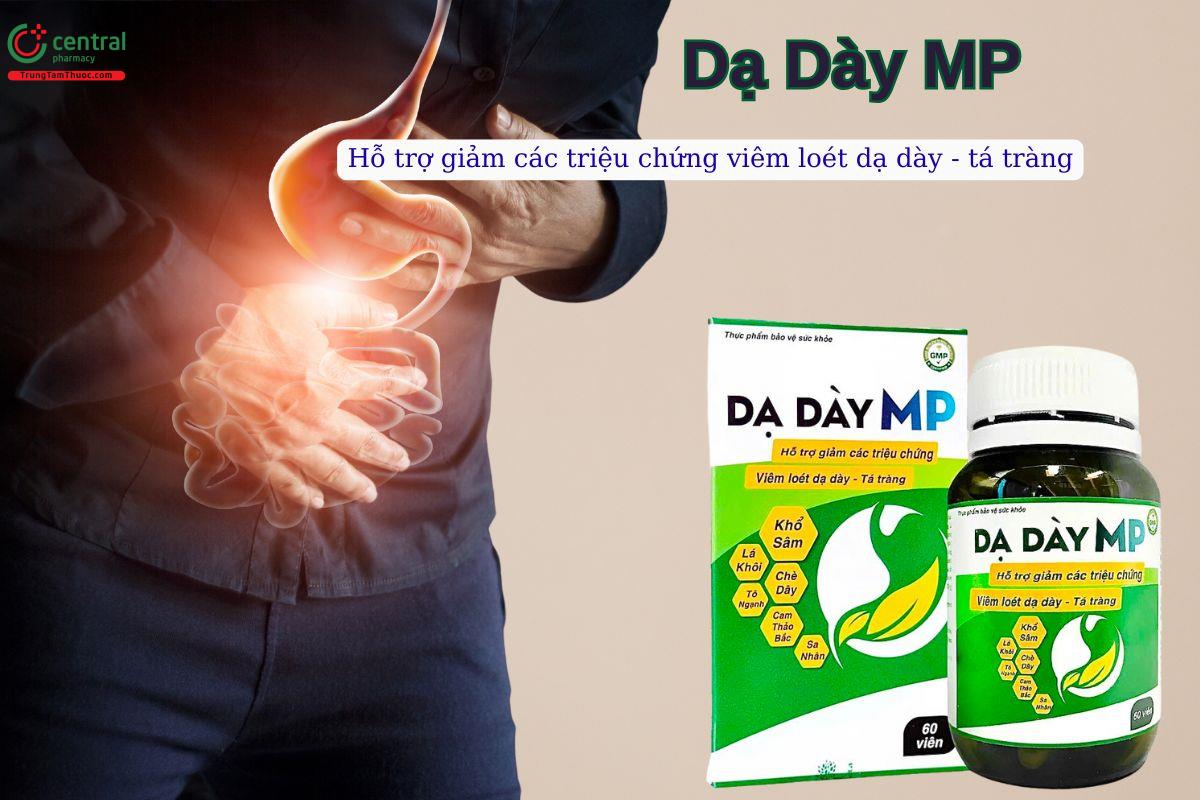 Viên uống Dạ Dày MP giúp hỗ trợ giảm các triệu chứng của viêm loét dạ dày tá tràng