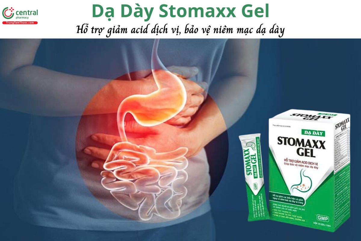 Dạ Dày Stomaxx Gel - Hỗ trợ giảm acid dịch vị, giảm đau, viêm loét dạ dày