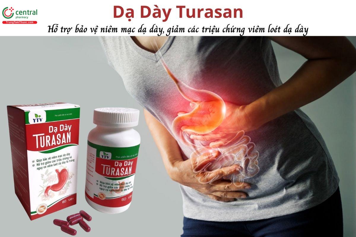 Dạ Dày Turasan - Hỗ trợ giảm viêm loét dạ dày, tá tràng