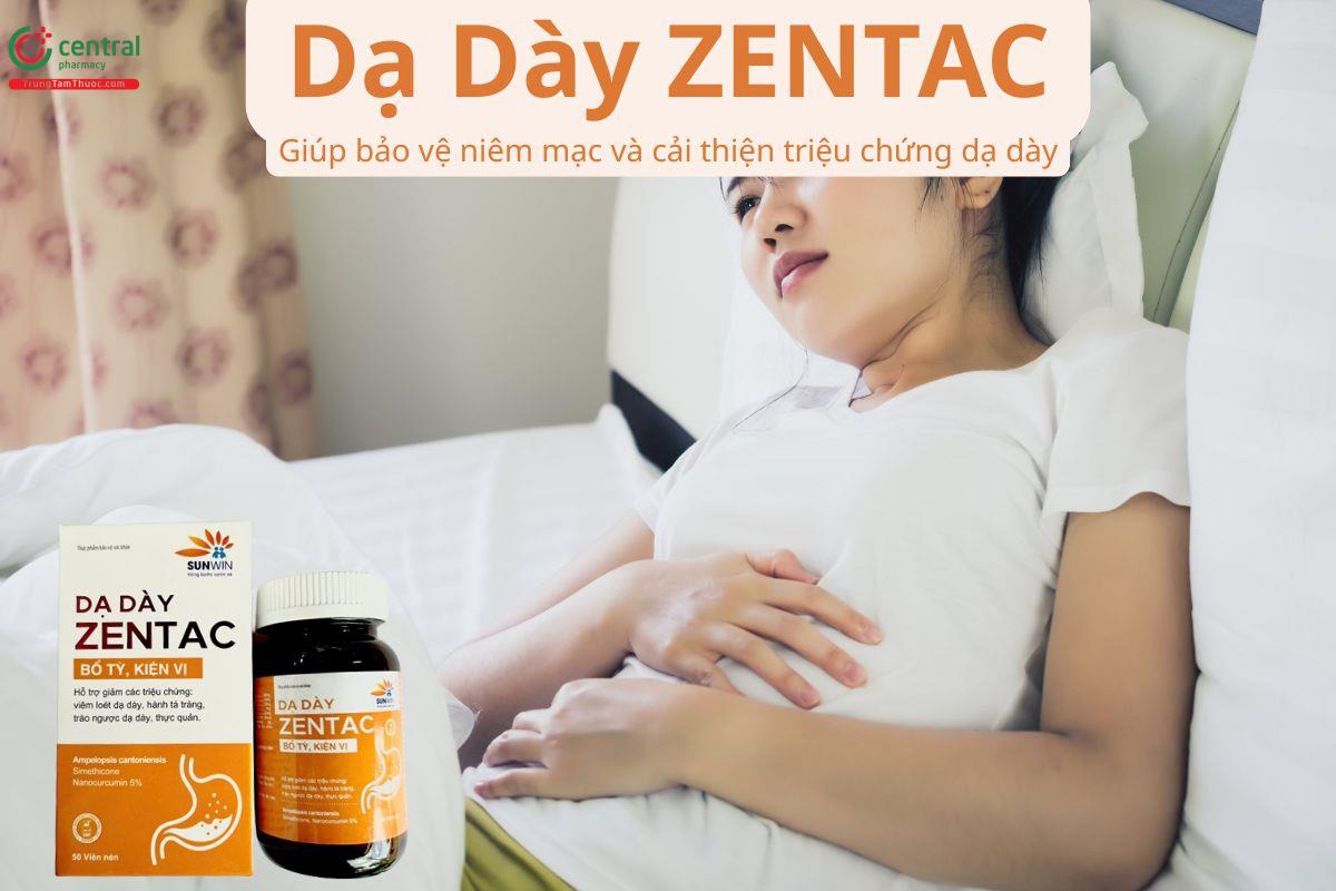 Dạ Dày ZENTAC hỗ trợ bảo vệ niêm mạc dạ dày