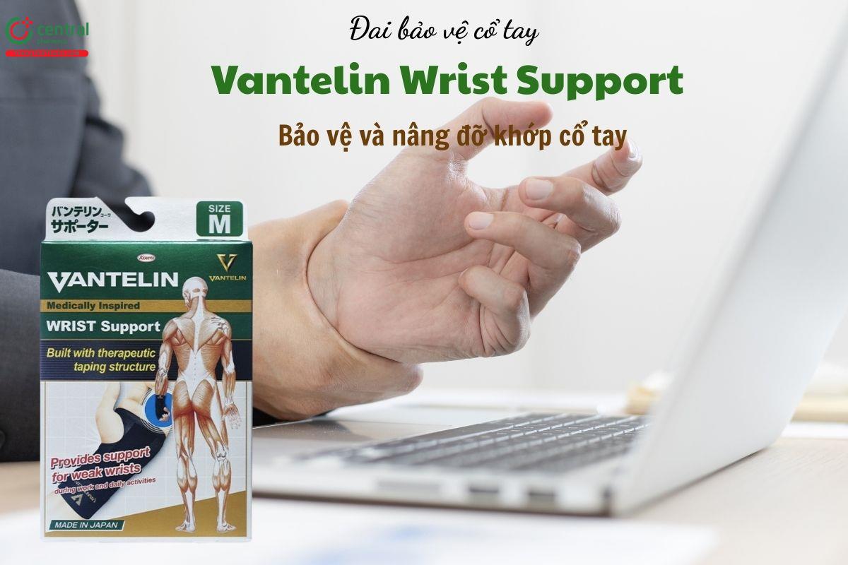 Đai bảo vệ cổ tay Vantelin Wrist Support - Bảo vệ và nâng đỡ khớp cổ tay