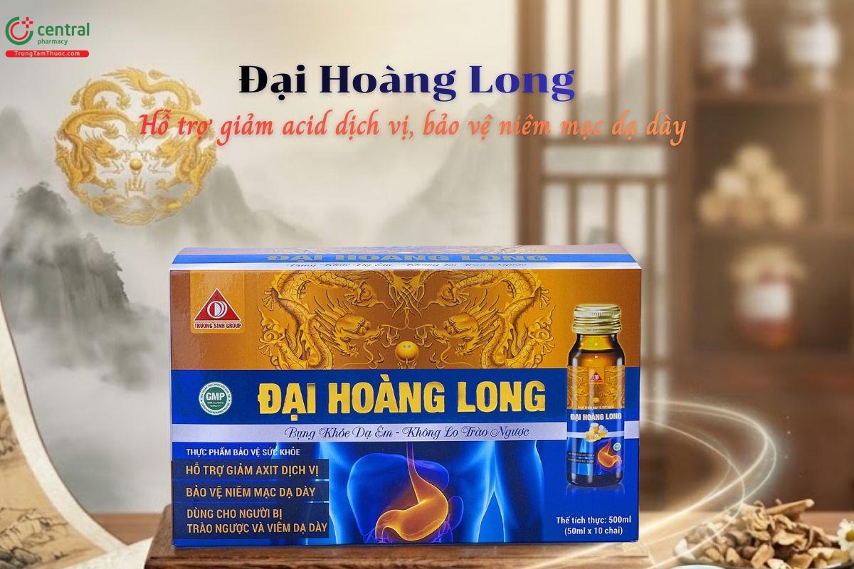 Đại Hoàng Long giúp giảm acid dịch vị, bảo vệ niêm mạc dạ dày