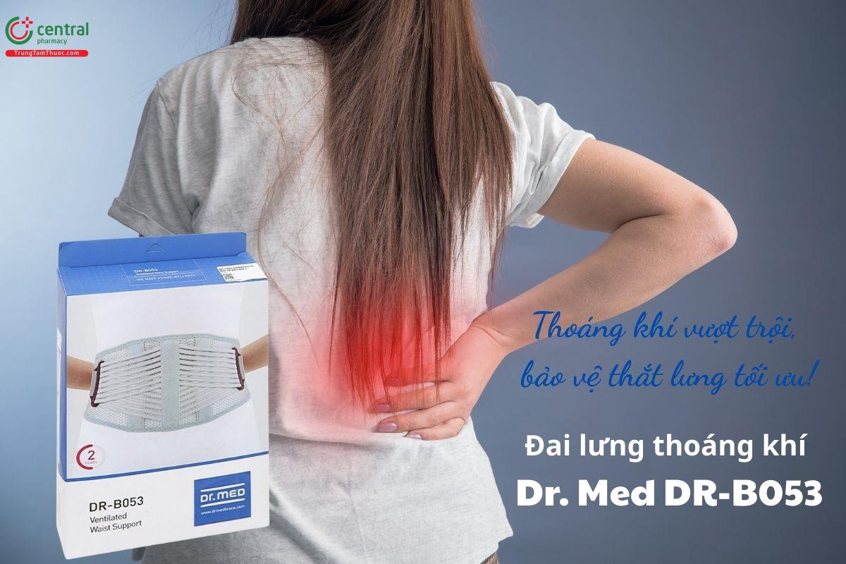 Đai lưng bụng đàn hồi DR.MED DR-B053 - Thoáng khí vượt trội, bảo vệ thắt lưng tối ưu!