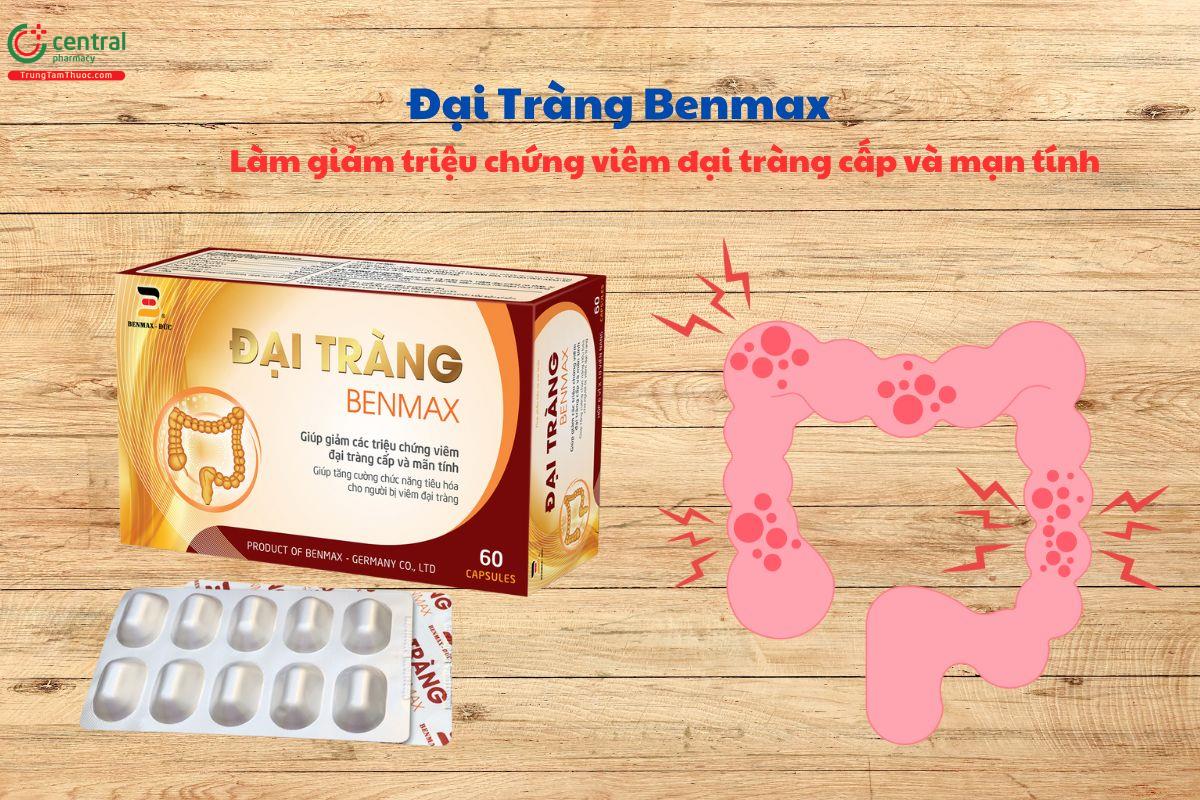 Đại Tràng Benmax làm giảm viêm đại tràng cấp và mạn tính