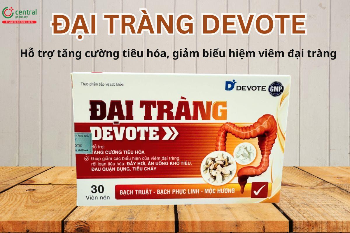 Đại Tràng Devote hỗ trợ cải thiện tiêu hóa và giảm viêm đại tràng