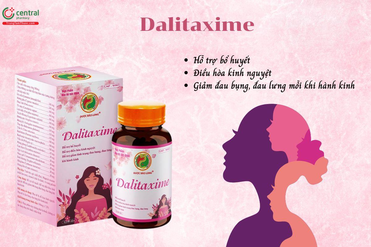 Dalitaxime hỗ trợ bổ huyết, cải thiện rối loạn kinh nguyệt
