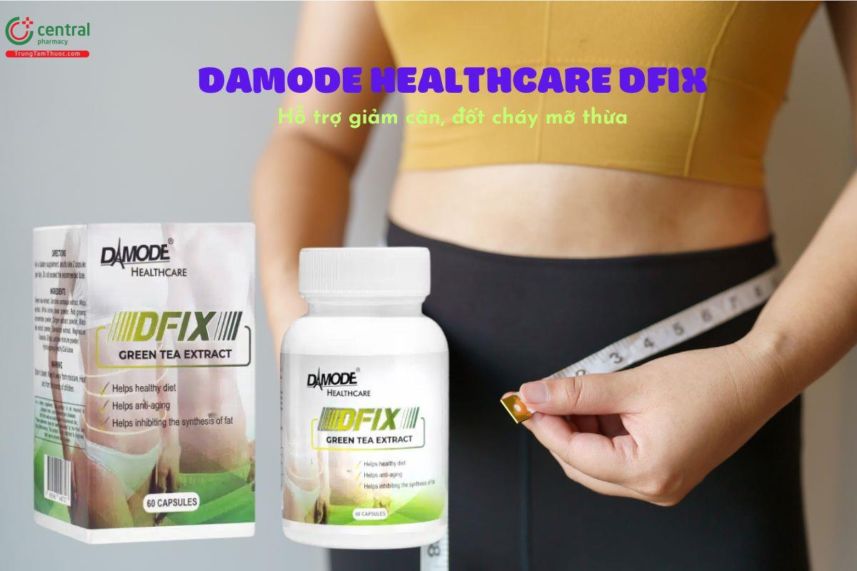 Thuốc Damode Healthcare Dfix - Hỗ trợ đốt cháy mỡ thừa, hỗ trợ giảm cân