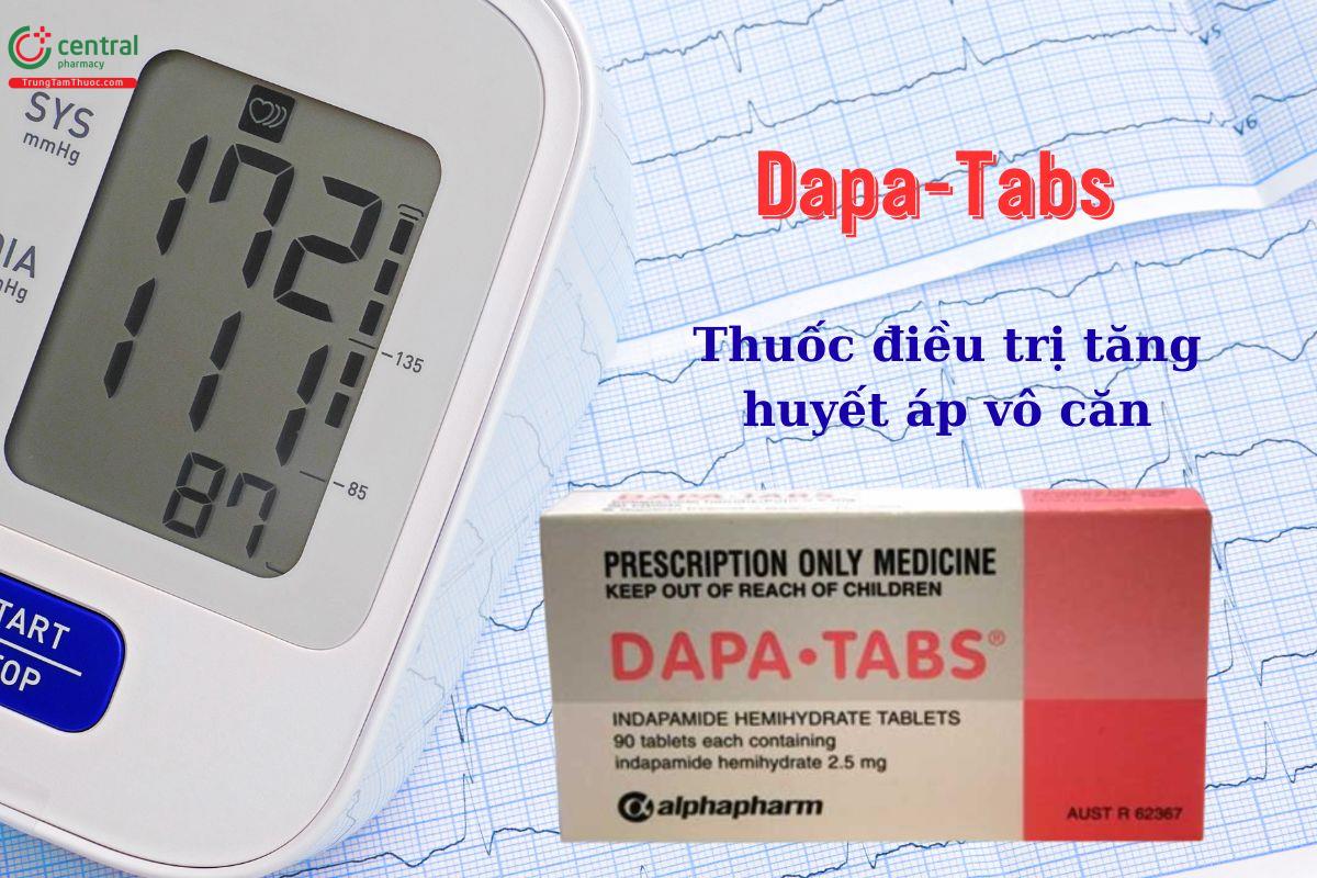 Thuốc Dapa-Tabs 2,5mgđiều trị cho bệnh nhân tăng huyết áp vô căn
