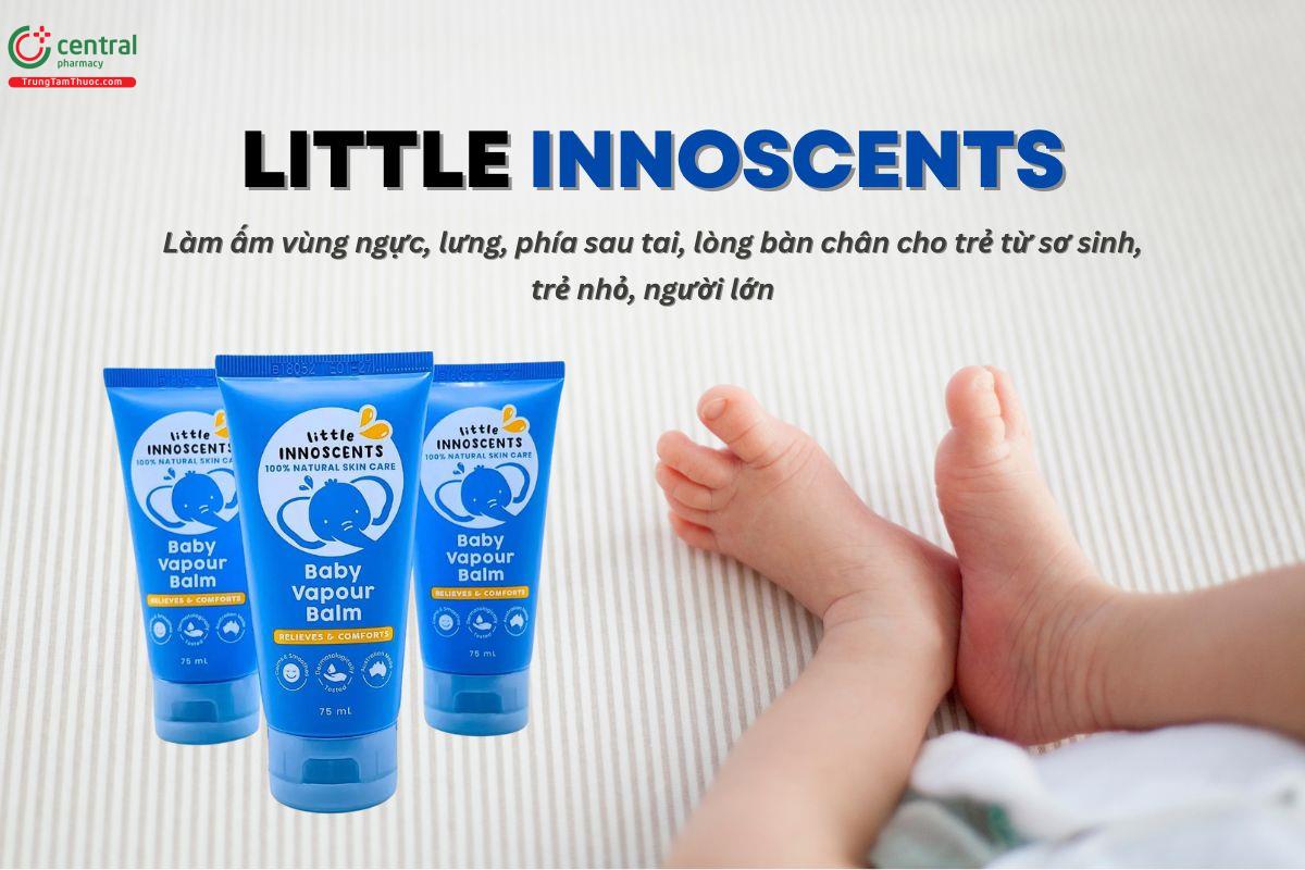 Dầu bôi ấm ngực Organic Little Innoscents cho trẻ (Tuýp 75ml)