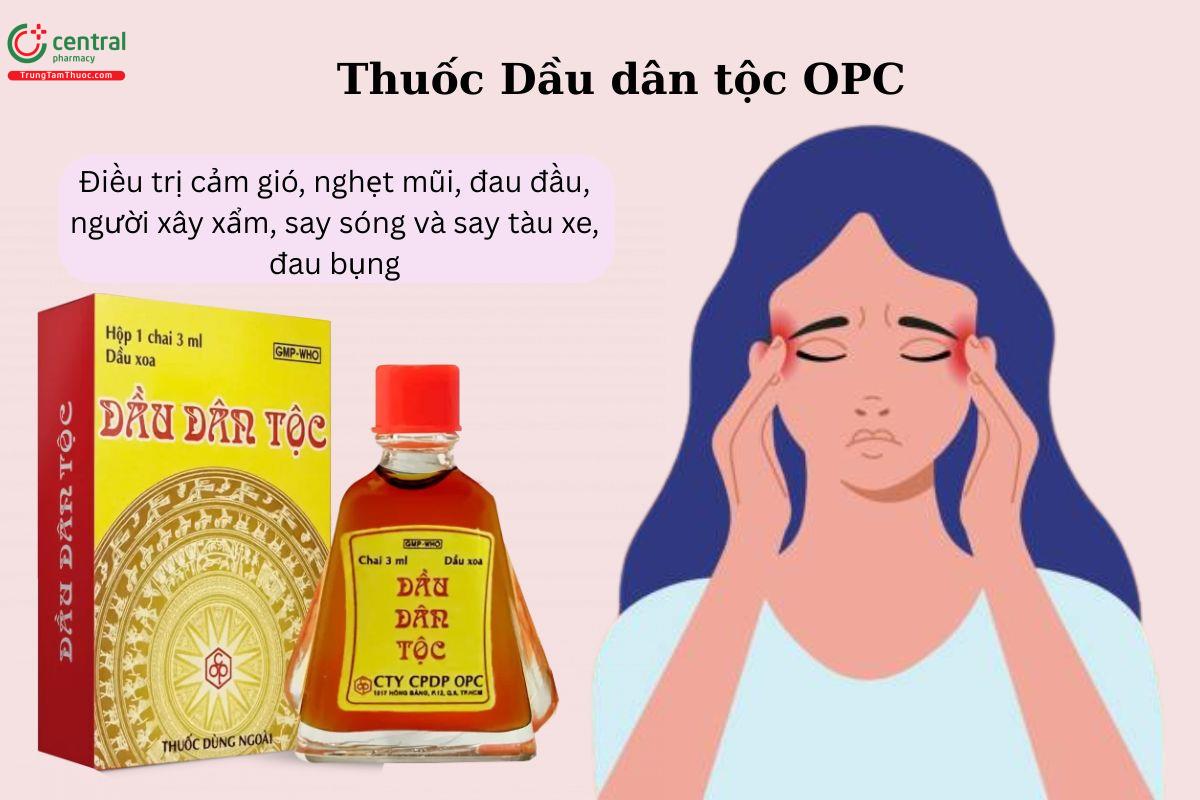 Chỉ định của thuốc Dầu dân tộc OPC
