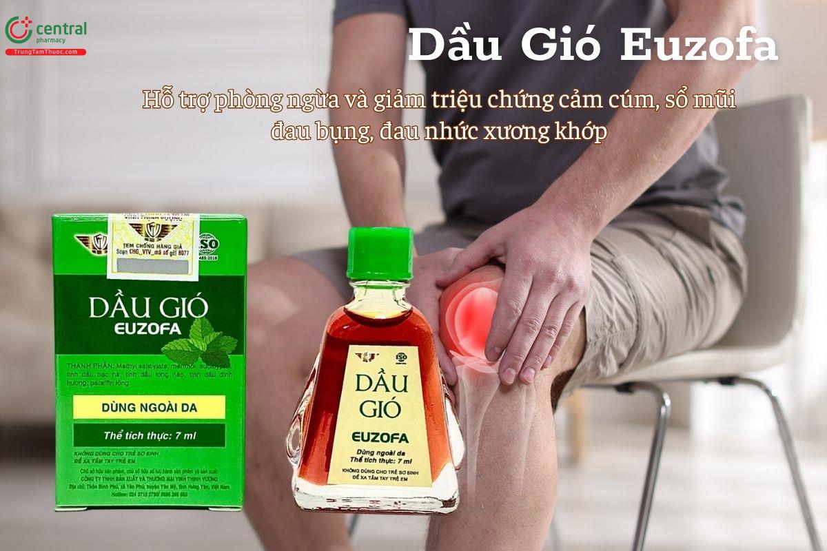 Dầu Gió Euzofa có công dụng gì?