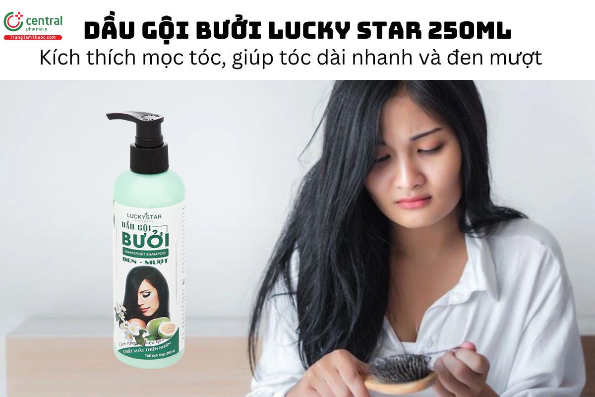 Dầu Gội Bưởi Lucky Star 250ml - Kích thích mọc tóc, giúp tóc dài nhanh và chắc khỏe