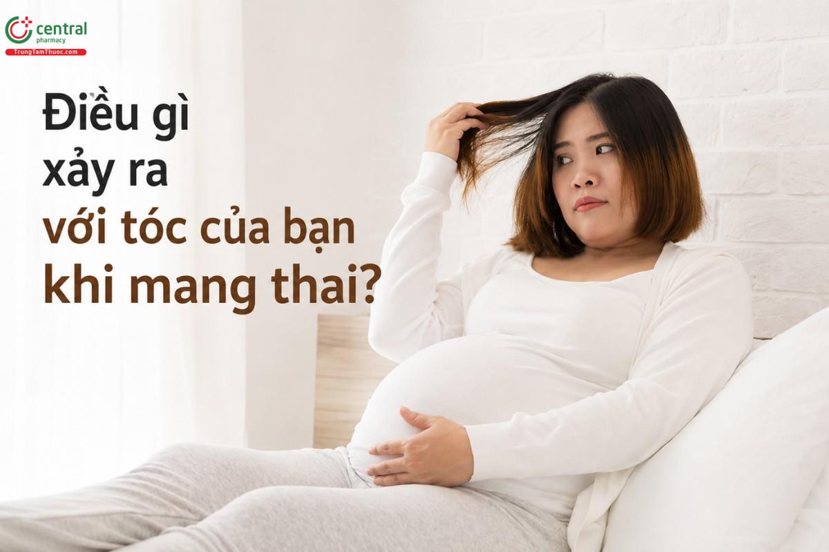 Điều gì xảy ra với tóc của bạn khi mang thai?