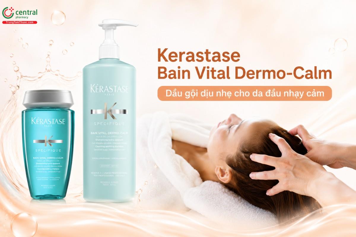 Dầu gội cho da đầu nhạy cảm Kerastase Bain Vital Dermo-Calm