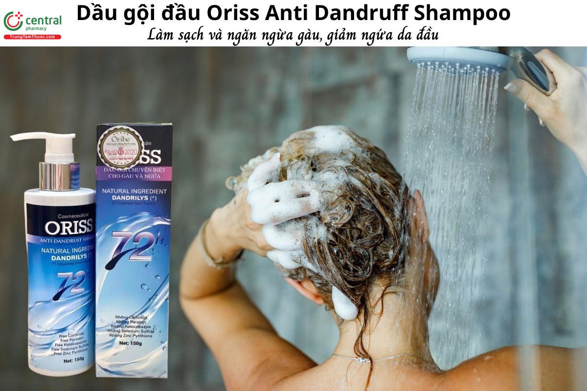 Dầu gội Oriss Anti Dandruff Shampoo - Làm sạch và ngăn ngừa gàu