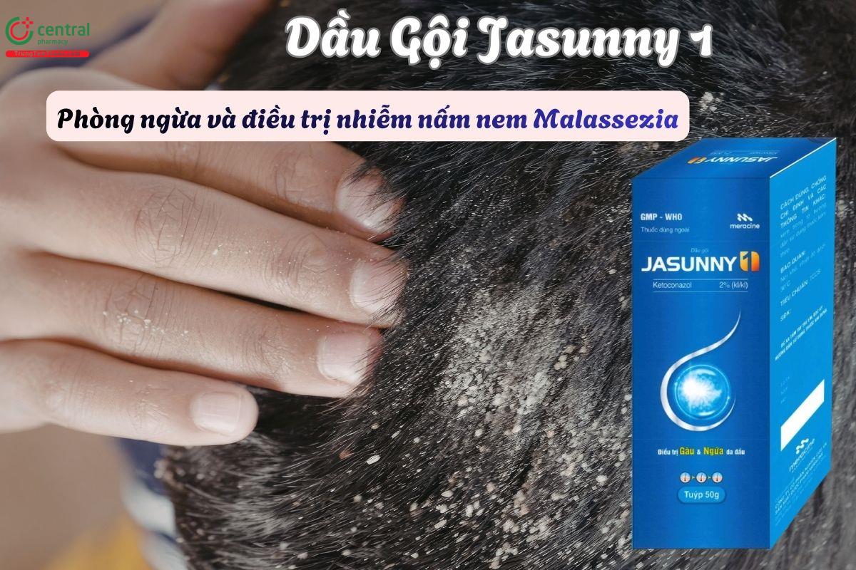 Dầu gội Jasunny 1 chỉ định điều trị gàu