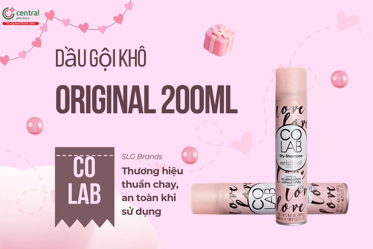 Dầu gội khô Colab Original 200ml làm sạch tóc và da đầu nhanh chóng