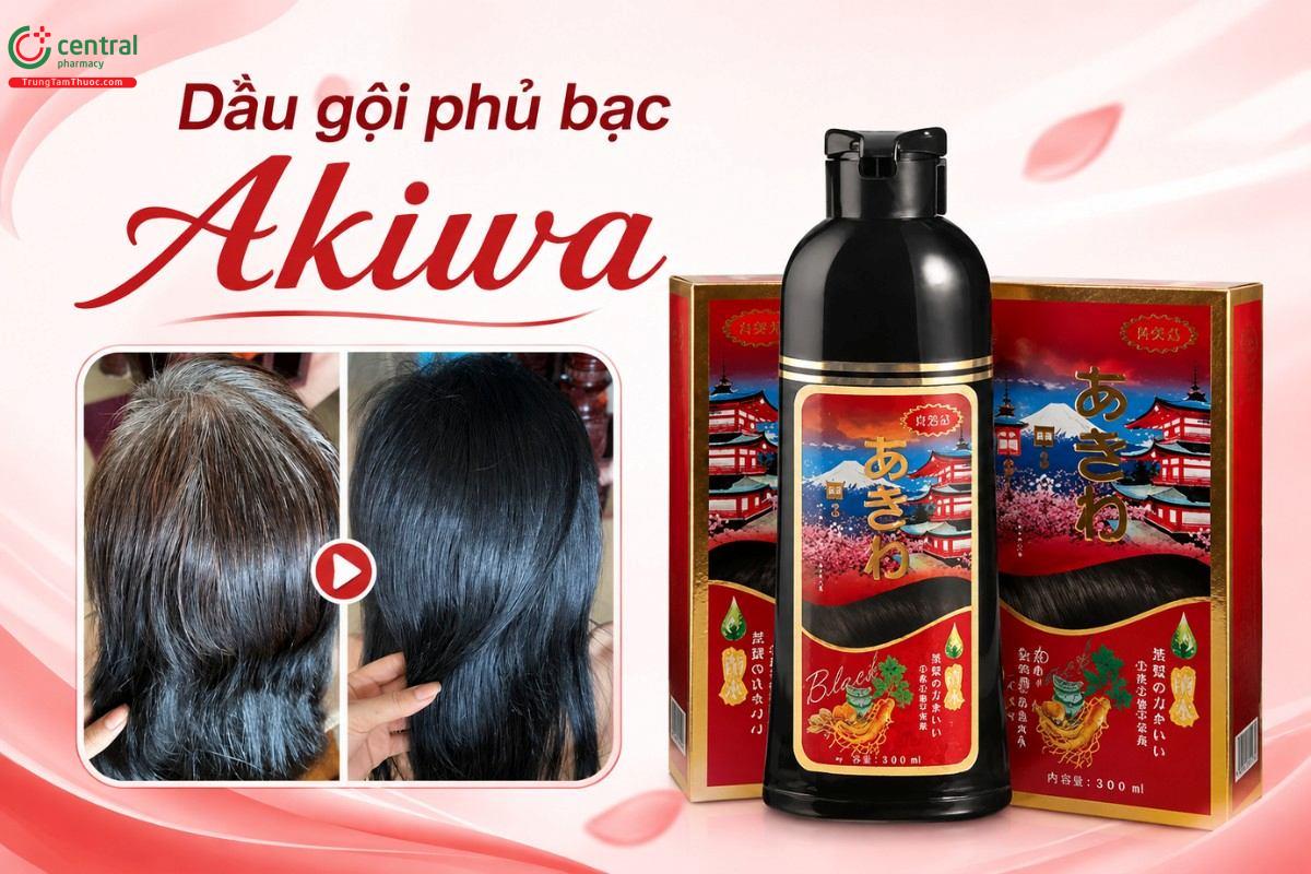 Dầu gội phủ bạc Aikawa - Cho mái tóc đen óng