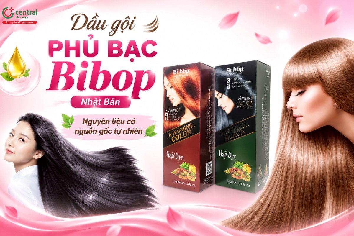 Dầu gội phủ bạc Bibop của Nhật Bản